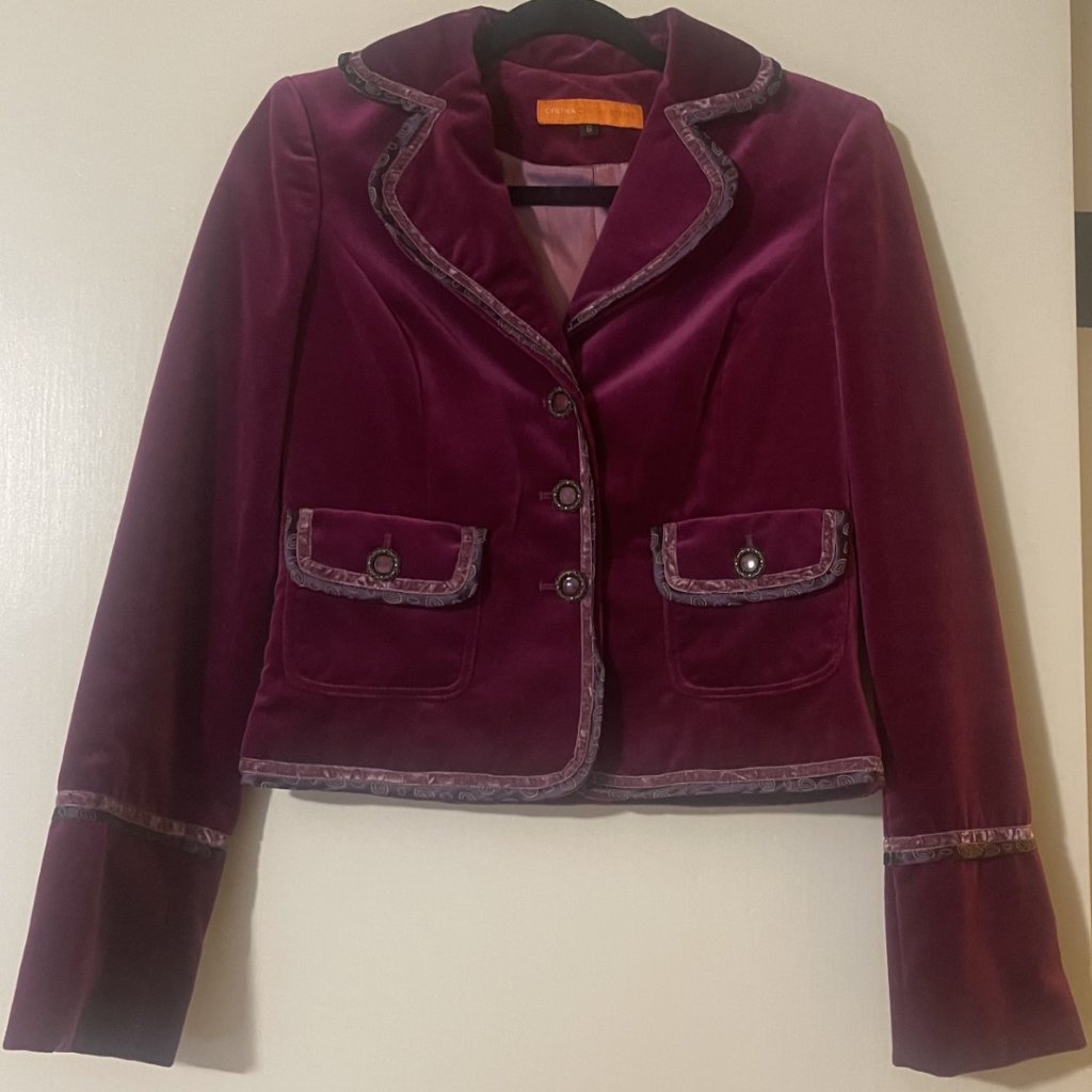Cynthia Steffe Velvet Blazer
